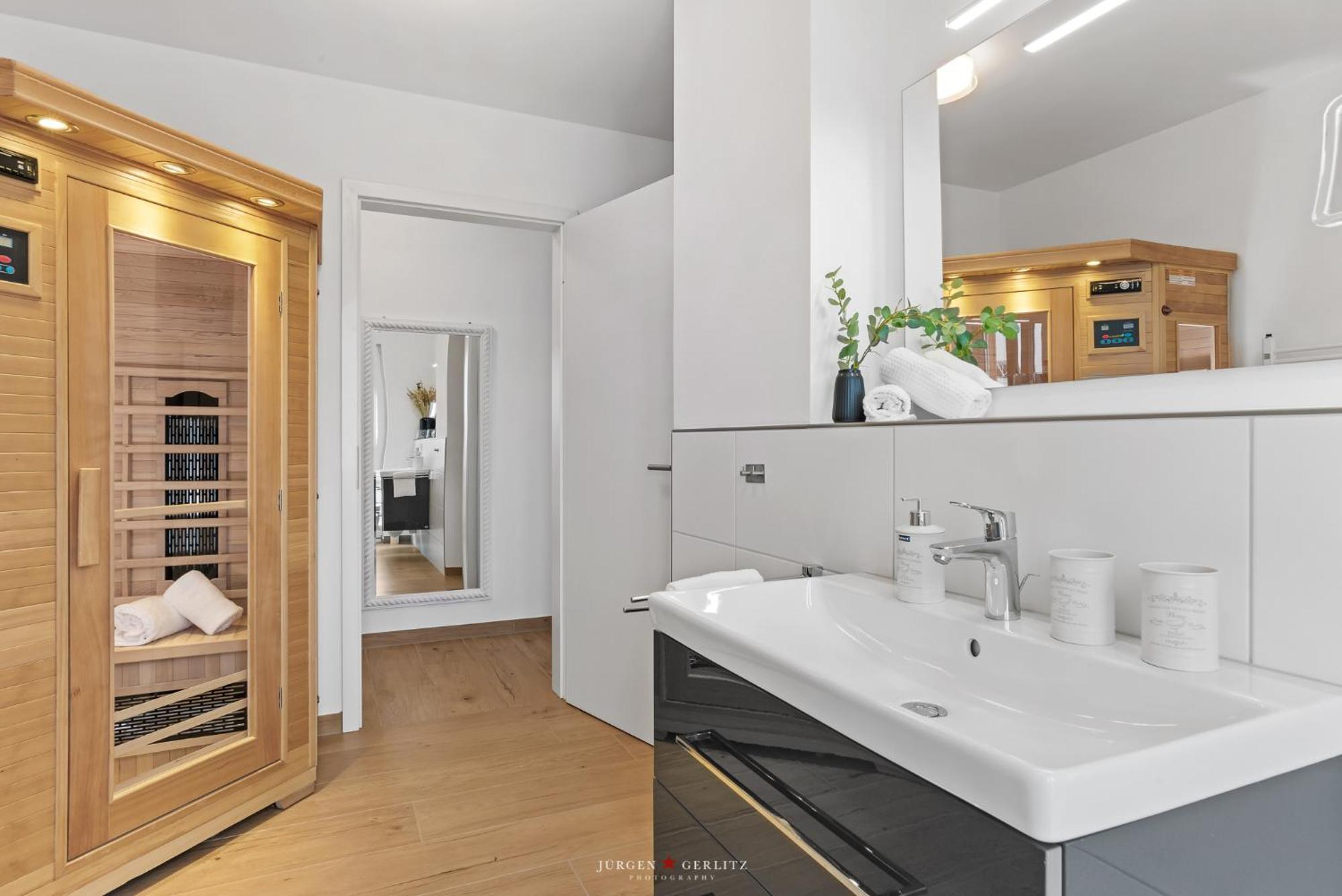 אולפניץ Sea Apartment Mojo- Meerblick, Infrarotauna, Terrasse מראה חיצוני תמונה